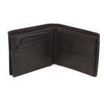 Lederen billfold anti-skim met uitneembare kaarthouder Maverick Brown MAV-MB-005-03